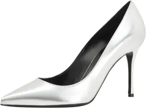 Women Elegant Stiletto High Heel Slip on Pumps Pointed Toe Ladies Party Event Office Business Shoes Size 4-16 US