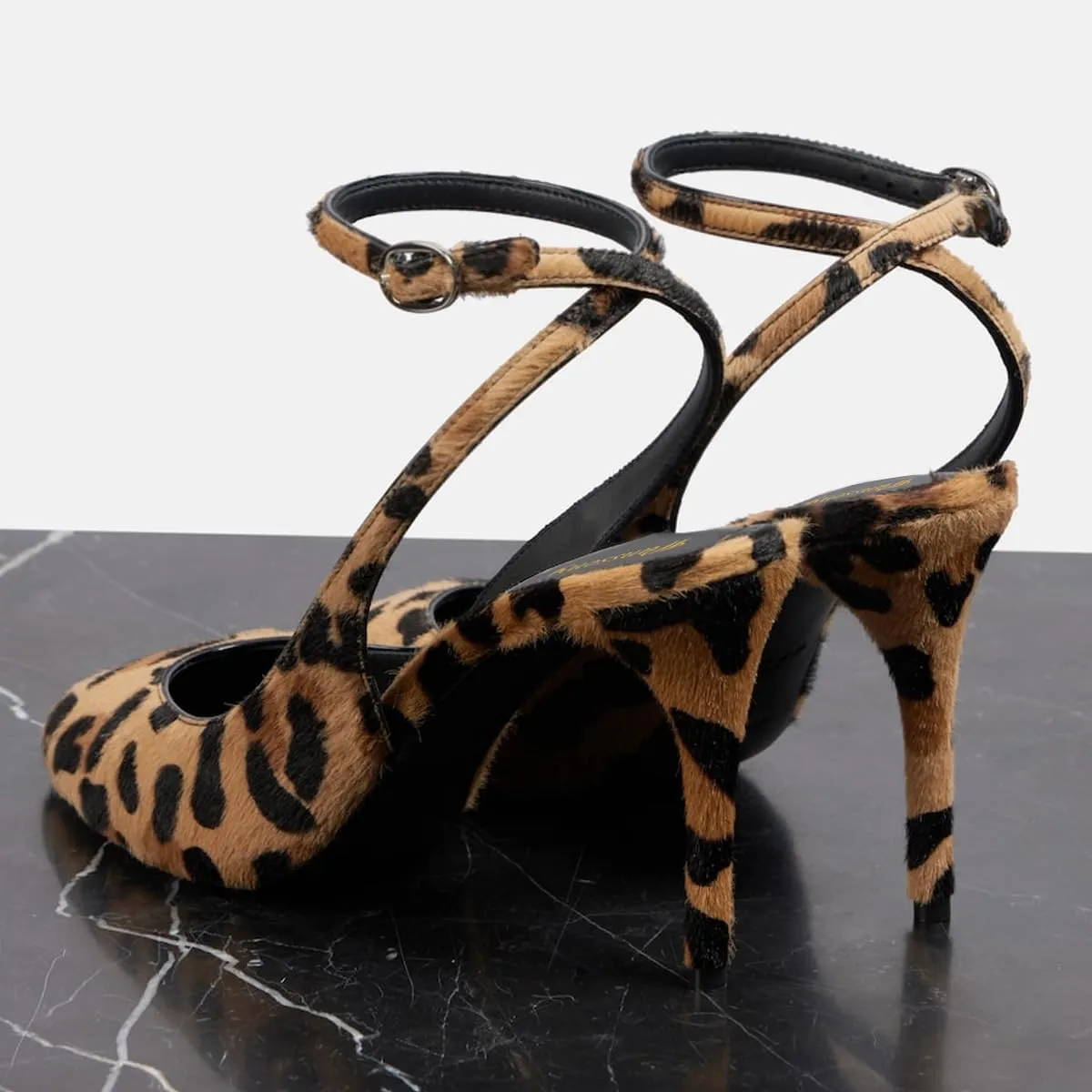 Women Stiletto High Heel Ankle Strap Pumps Round Toe Strappy Graceful Sandals Wedding Party Evening Dress Shoes Size 4-16 US