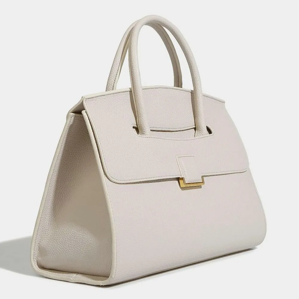 Womens Fashion Tote Bag Large Vegan Leather Handbag Vintage Shoulder Purse Ladies Working Satchels Briefcase