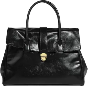 Womens Fashion Tote Bag Large Vegan Leather Handbag Vintage Shoulder Purse Ladies Working Satchels Briefcase
