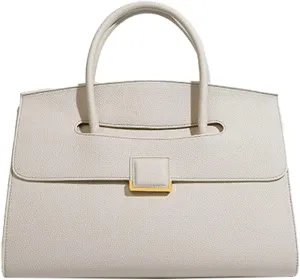 Womens Fashion Tote Bag Large Vegan Leather Handbag Vintage Shoulder Purse Ladies Working Satchels Briefcase
