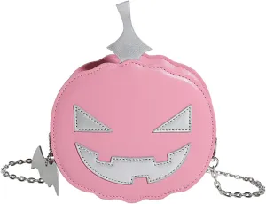 Women's Novelty Mini Chain Bags Halloween Pumpkin Shoulder Bag Cute Spooky Crossbody Bag Gift Idea
