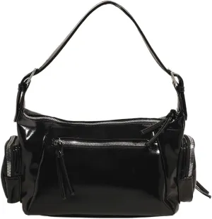 Women's Vegan Leather Tote Bag Y2k Shoulder Bag Vintage Cute Shoulder Purse Punk Streetwear Trending Fashion 2025
