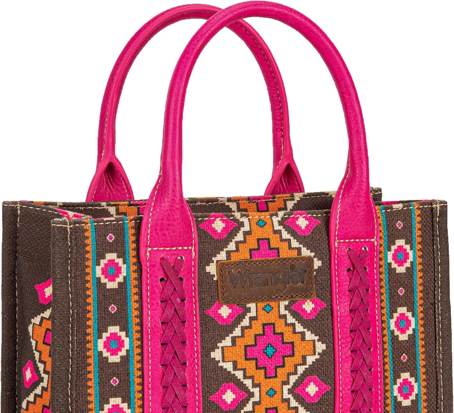 Wrangler Aztec Tote Bag for Women Boho Shoulder Purses and Handbags