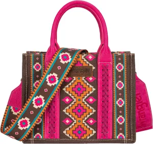 Wrangler Aztec Tote Bag for Women Boho Shoulder Purses and Handbags