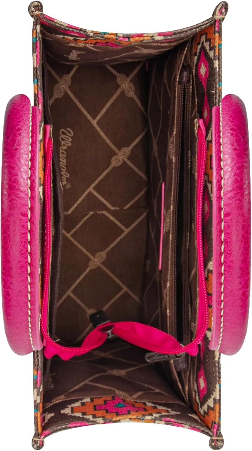 Wrangler Aztec Tote Bag for Women Boho Shoulder Purses and Handbags