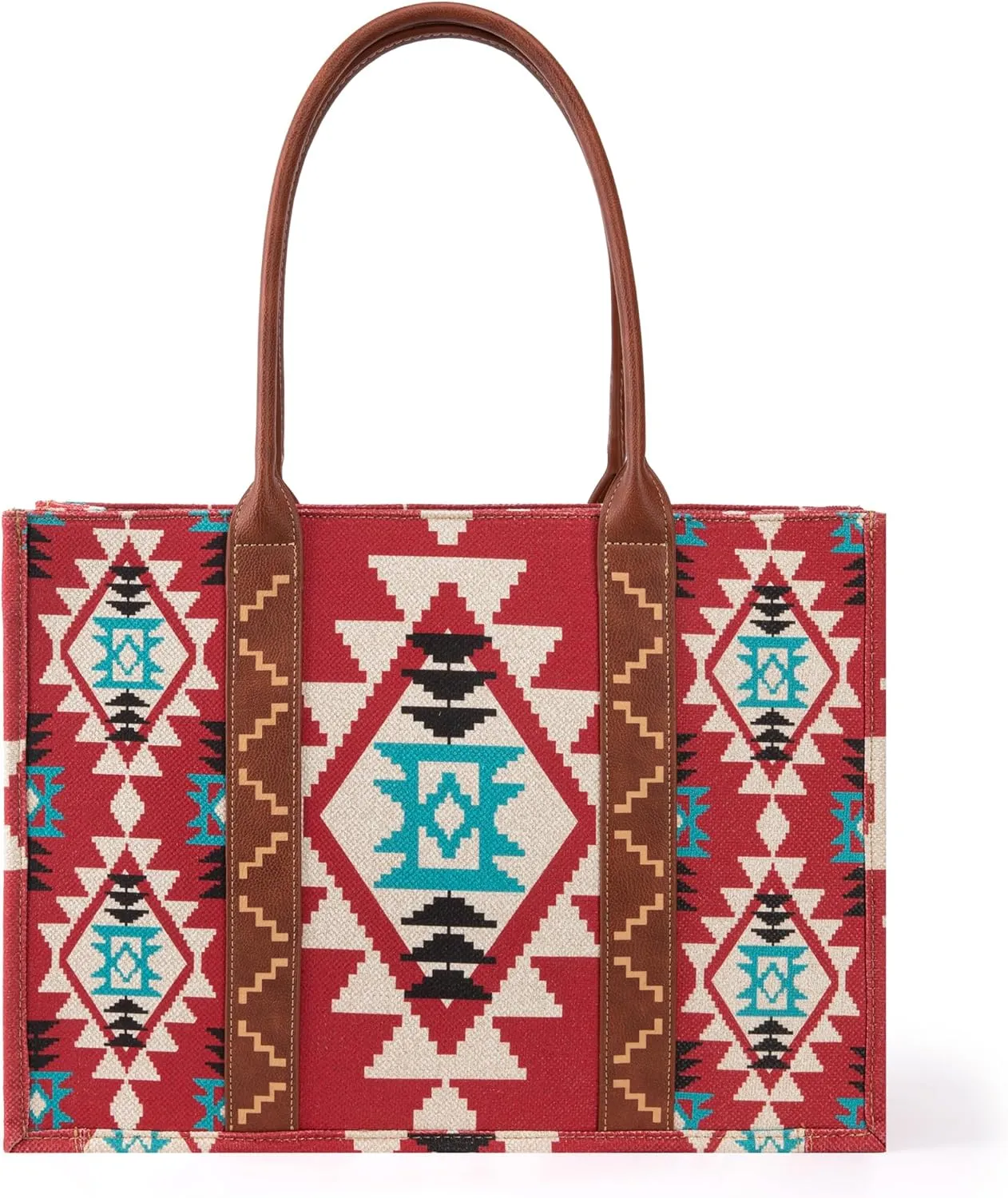 Wrangler Tote Bag for Women Western Purse and Aztec Satchel Handbag