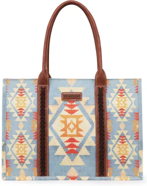 Wrangler Tote Bag for Women Western Purse and Aztec Satchel Handbag