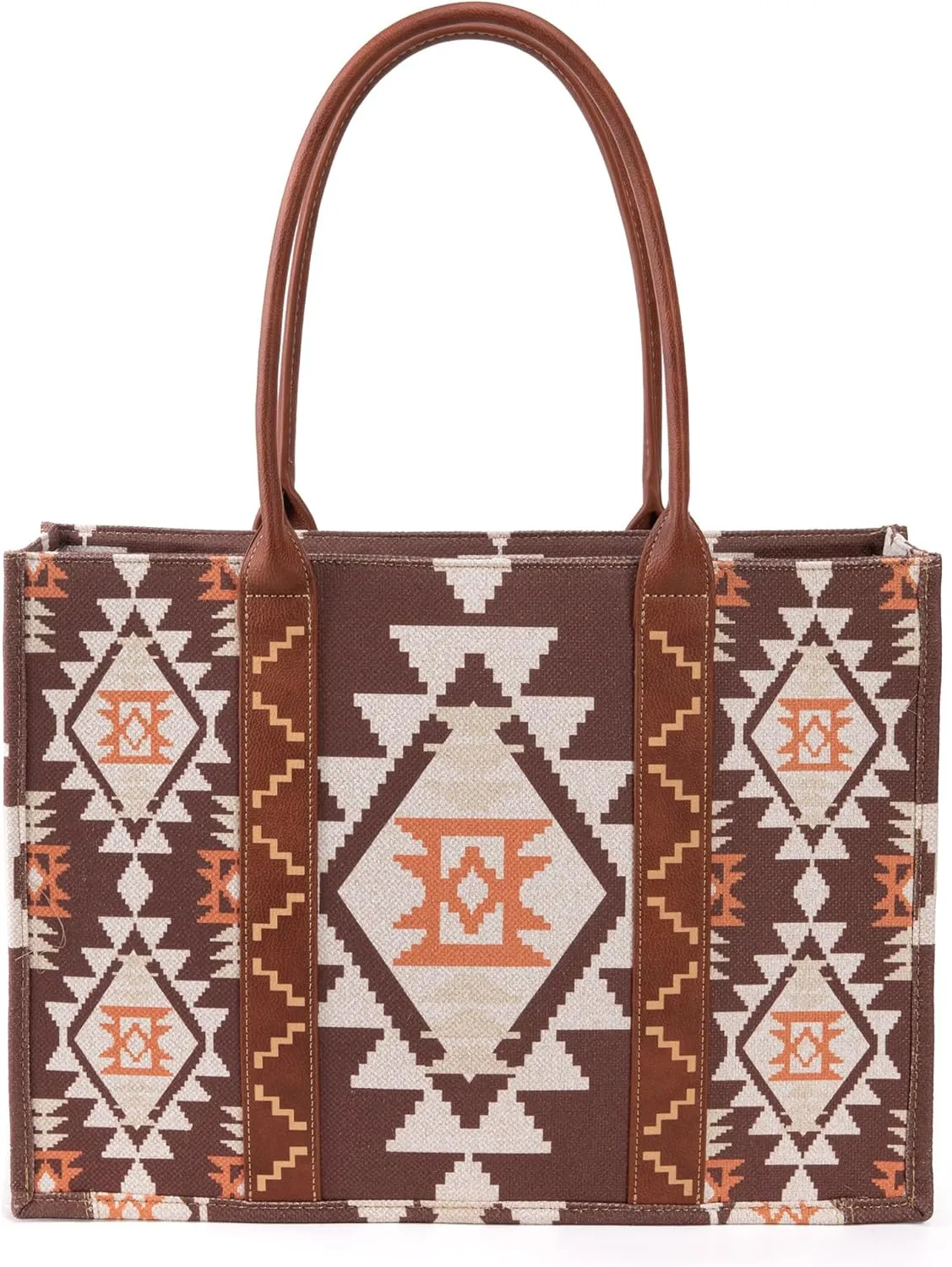 Wrangler Tote Bag for Women Western Purse and Aztec Satchel Handbag