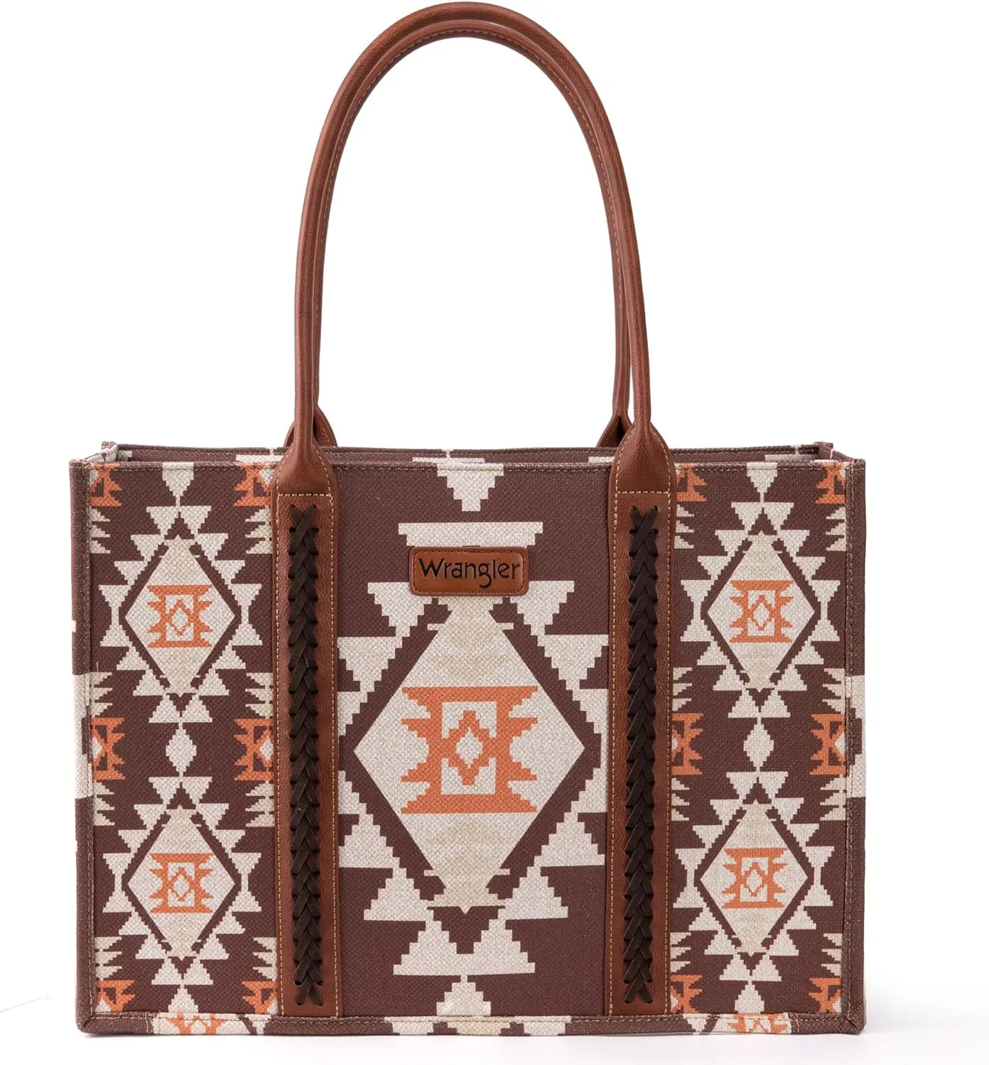 Wrangler Tote Bag for Women Western Purse and Aztec Satchel Handbag