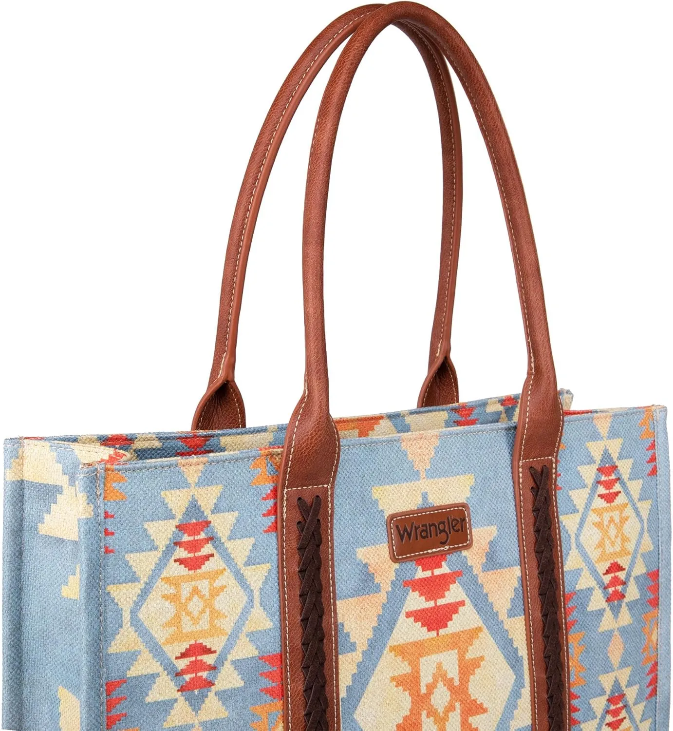 Wrangler Tote Bag for Women Western Purse and Aztec Satchel Handbag