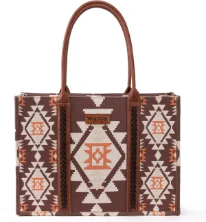 Wrangler Tote Bag for Women Western Purse and Aztec Satchel Handbag