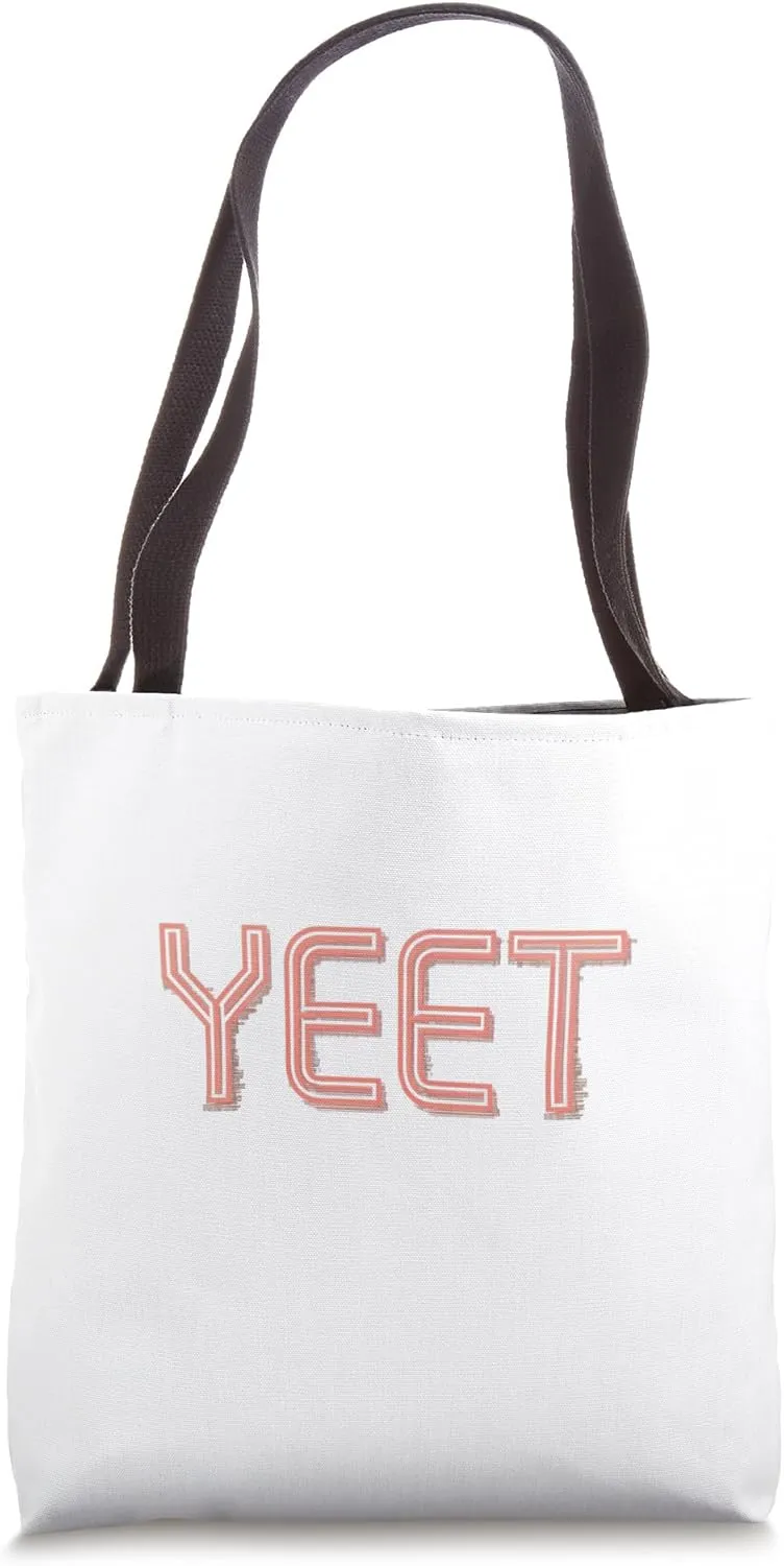 Yeet Energy Incoming Bold Motion Graphic Design Tote Bag