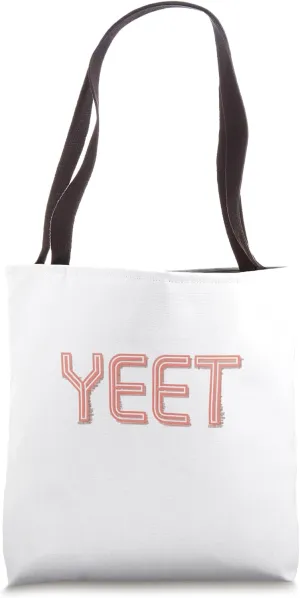 Yeet Energy Incoming Bold Motion Graphic Design Tote Bag